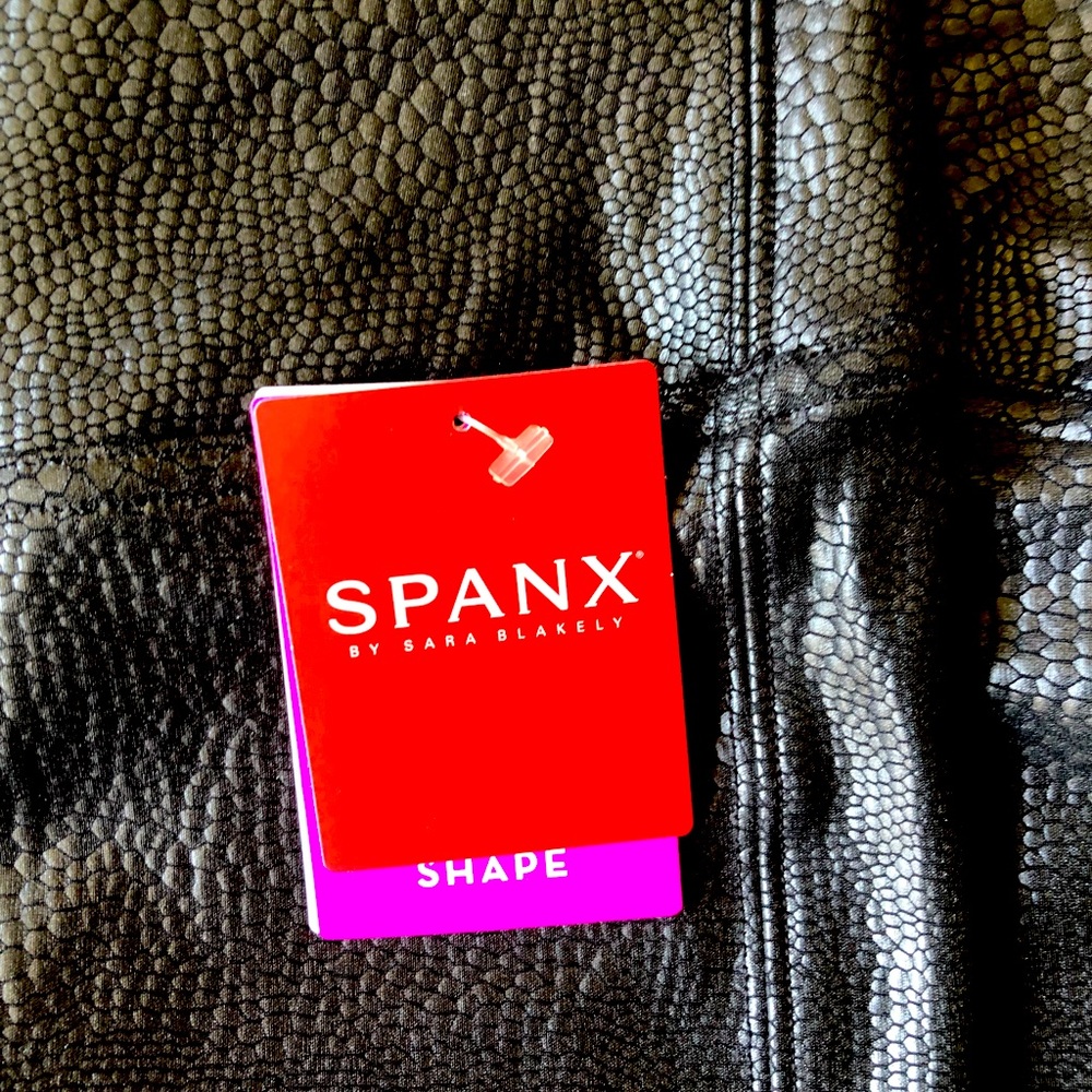 SPANX Faux Leather leggings NWT!! Size small Petite. Consistently SELL OUT!